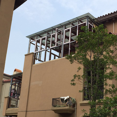 武汉镀锌方管钢结构阳光房设计钢化玻璃花园别墅阁楼封露台阳台