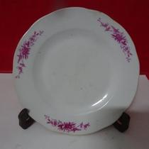 Folk - custom old plate 70s printing household regular plate dishes nostalgia collection of movie props antique physical photographs