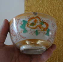 Folk old porcelain bowls old flower bowls unknown years obvious antique old bowls real photos understand the price to buy