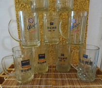 Old beer mug large glass 80 s Snowflake Beer mug nostalgia other collectibles folk retro ornaments