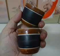 Old wine cup pair of ceramic wine cup bowl age is not detailed take pictures of all products no bump special price other collectibles