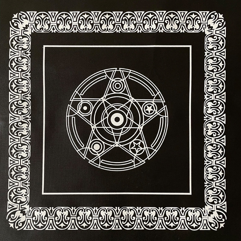 现货塔罗牌桌布祭坛布仪式布五芒星无纺布绒布桌布北欧桌游卡牌袋