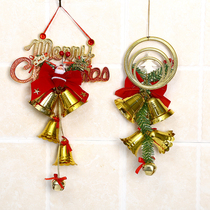 Christmas decorations Supplies Santa Claus Bell Door Pendant Christmas Tree Words Butterfly Knot L Bell Hanging Accessories