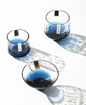 Spot Japan Imports Toyo Sasaki Eight Thousand Generations Kiln Gold Leaf Glass Cup Whisky Wine Cup Starry Cup