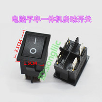 Industrial sewing machine switch one-piece computer flat car electronic control power start button switch with work indicator light