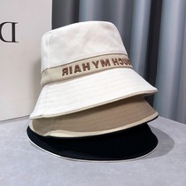 Japanese GP summer sunshade sunscreen letter foldable sun hat men and women casual fashion short eaves fisherman hat