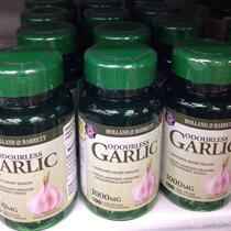 British Holland Barrett Herberry Garlic 1000mg50 Grain