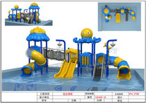 Water slide Adult swimming pool slide Large slide Water amusement project Outdoor water swimming pool facilities