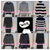 Mjstyle TOPFEELING autumn new womens striped bottoming knitwear 79 special price