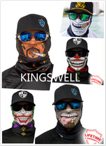 Harley Kawasaki Ducati motorcycle riding skull face towel mask multi-function sunscreen outdoor headscarf imported from the United States