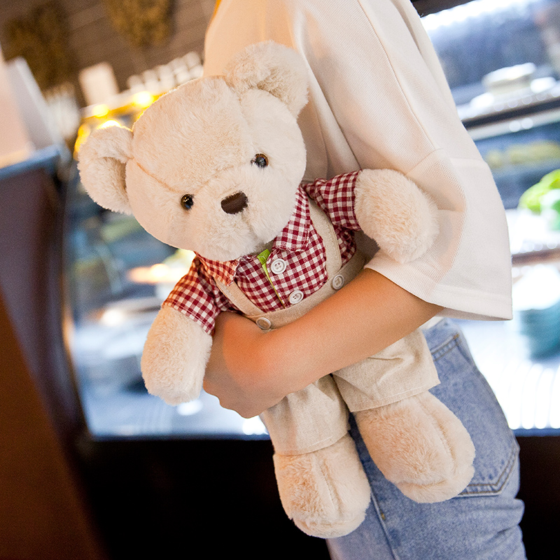 Cartoon couple teddy bear plush toy doll teddy bear hug bear