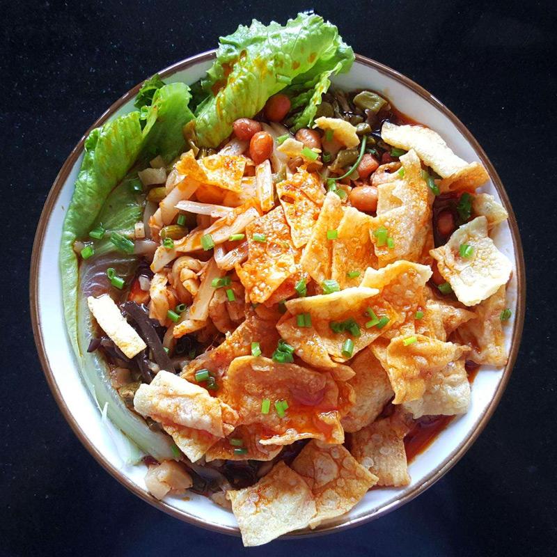 手绘美食蹿红网络,快嗦一口螺蛳粉压压惊