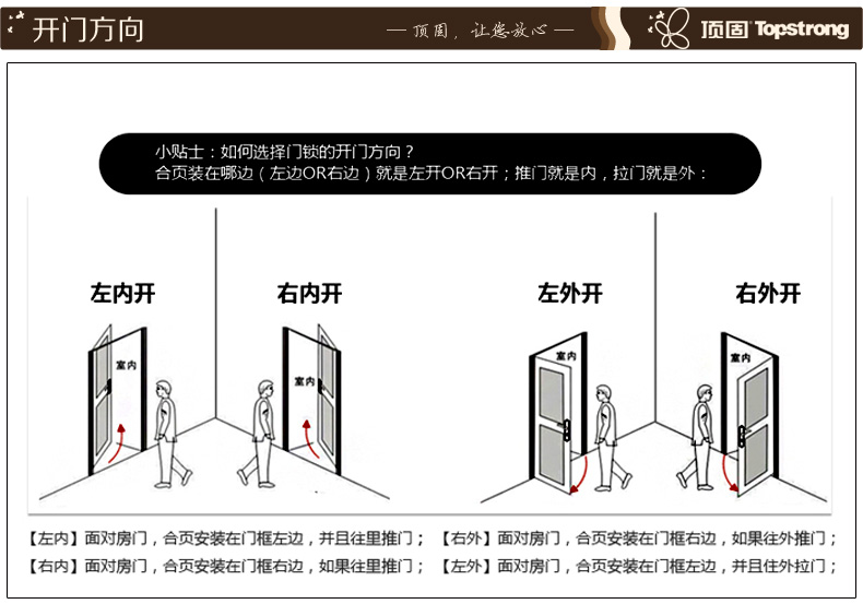 顶固正品 中式室内门锁卧室 青古铜门锁 中式仿古执手xl868817兰 顶固