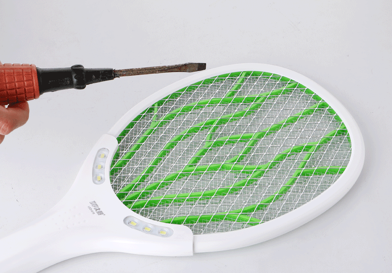 久量led灯充电式电蚊拍苍蝇拍 大码电池灭蚊拍电蚊子拍