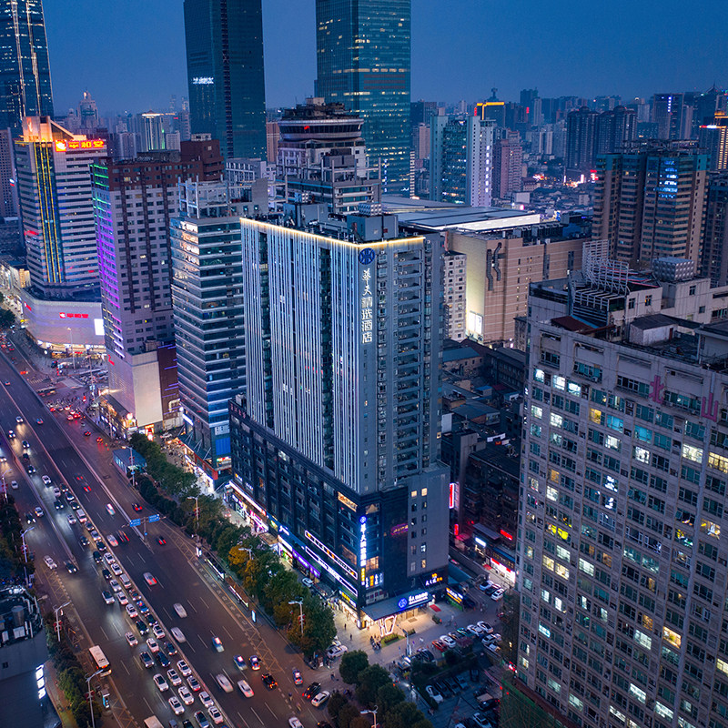 位置无敌长沙地标都在周边长沙华天精选酒店长沙五一广场ifs国金中心