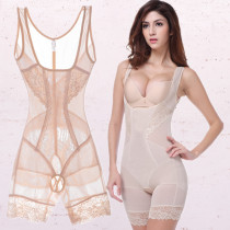 Strengthen postpartum incognito ultra-thin body shaping one-piece womens summer abdominal girdle hip full body shaping crotch underwear