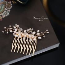 Mo shangqian new hair accessories pearl hair card comb hair card non-slip Joker hairclip temperament simple headwear