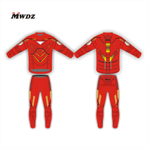 Customize male and female spring summer long short sleeve children riding clothes balance car performance speed dry and breathable bike wheel slip suit