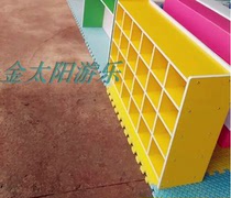 Naughty Fort Wood fireproof board shoe cabinet amusement park bar indoor childrens playground color shoe cabinet