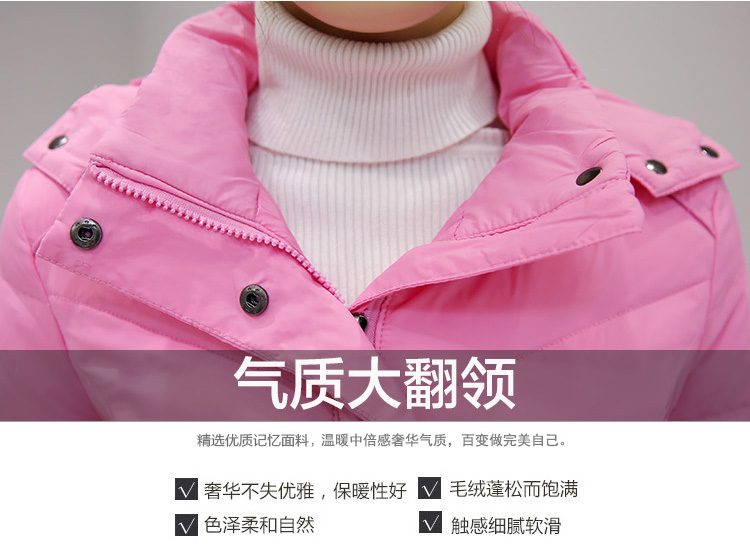 burberry羽絨被價格 2020新品特價羽絨服中長款修身顯瘦連帽女裝 burberry包包價格