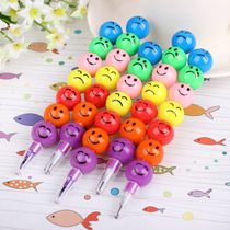 New Years Day candied haws 7-color crayons stationery kindergarten prizes children crayons learning supplies cartoon graffiti pen
