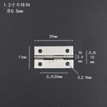 1 2 inch right angle flat hinge 180 degree small hinge stainless steel thick 0 5mm gift box hinge box wooden box live