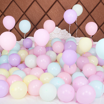 Macaron color balloon Birthday party scene Wedding room decoration creative decoration Candy color arch hot air balloon