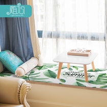 Bay window mat thickened window sill mat Balcony mat Modern simple Nordic cushion tatami floor-to-ceiling window blanket can be customized