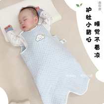 Baby children in autumn sleepless vest type sleeping bag spring and autumn pure cotton jacket anti-kick by four seasons baby sleeping skirt