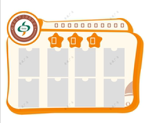 A4 bulletin board acrylic Chevron board kindergarten information display board notice notice food bar wall stickers customization