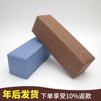 Chinese style cotton linen square armrest square pillow armrest pillow chaise longue bed sofa high density sponge square armrest pillow