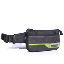 Multi-layer waist bag Nylon bag Casual bag Mens chest bag crossbody bag Shoulder bag Mobile phone bag Waterproof mens bag wallet