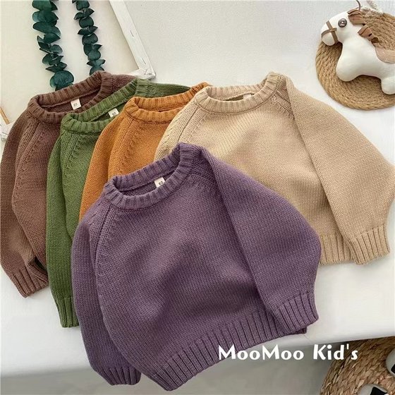 Close your eyes~ Spring and Autumn Children's Sweater Korean Style Men's and Women's Knitted Retro Pullover Jacket Loose Base
Close your eyes~ Spring and Autumn Children's Sweater Korean Style Men's and Women's Knitted Retro Pullover Jacket Loose Base