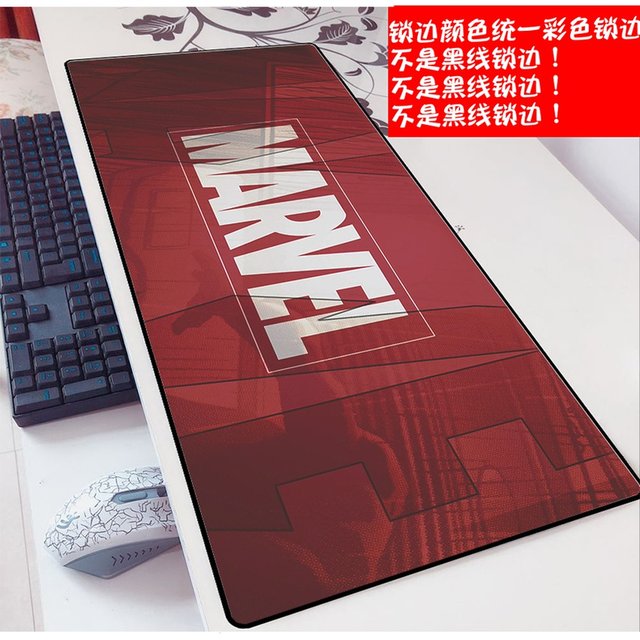 Marvel logo cartoon game 3mm mouse pad oversized 90x40 anime laptop keyboard pad customization Marvel logo cartoon game 3mm mouse pad oversized 90x40 anime laptop keyboard pad customization