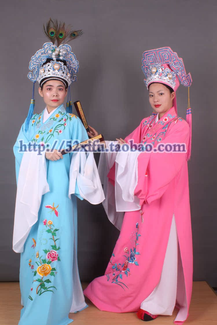 古装戏服 梁山伯祝英台套装/十八相送/京剧越剧服装/戏曲服装