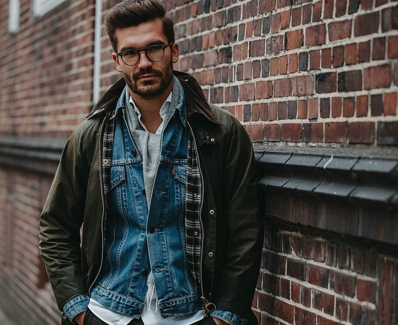 巧穿牛仔大不同,让你的穿搭更有型男气质-趣美搭