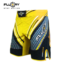 FLUORY Fire Base Muay Thai Shorts Sanda Fighting Fighting Training Competition Children Adult MMA Boxing Pants 2019 New