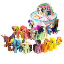 Pony baby cake decoration ornaments cartoon scene cake decoration doll baking decoration 12