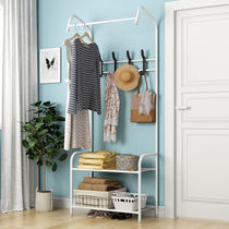 Hanger Bedroom storage storage hanging clothes rack Foyer floor-to-ceiling household economical drying rack Simple coat rack