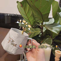 38 Goddess Festival Gifts 3-8 Womens Day Trend Net Red personality Ceramic Mark Cup Creative upscale Coffee Cup