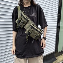 Motor Pocket Functions Wind Tactical Backpacks Ins Men Tide Card Personality Skew Satchel Chest Bag Multifunction Satchel Women