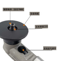 Mini pneumatic metal edging chamfering machine small handheld grinding machine Straight 45-degree burr slop grinding machine