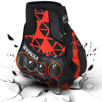 Leather motorcycle gloves locomotive riding anti-drop touch screen men and women Harley pull spring and summer autumn size S-2XL