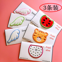 Sweat-absorbing towel Pad back towel Childrens gauze 0-5 years old 2 baby sweat towel pure cotton angel wings kindergarten small and medium class summer