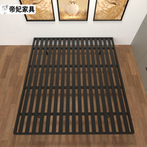 Suspended bed steel frame No headboard modern minimalist mesh red master bedroom with double man bed hotel-like suspended bed frame bed frame