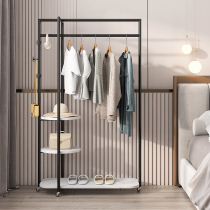 Nordic light luxury ins floor-standing hanger simple living room multi-functional home bedroom with wheel coat rack