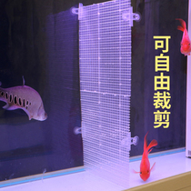 Fish tank bottom filter plate Barrier Insulation Net Transparent Acrylic Separation Aquarium Grid Plate Sundae Partitions can be spliced