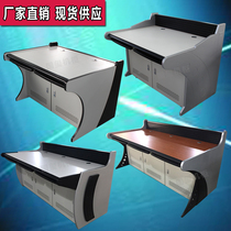 Security dispatching station command table Workbench monitoring operation control double triple parallel machine arc custom TV Wall