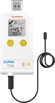 ALPHA T50X Low Temperature Logger External Sensor USB Interface Automatically generates PDF reports