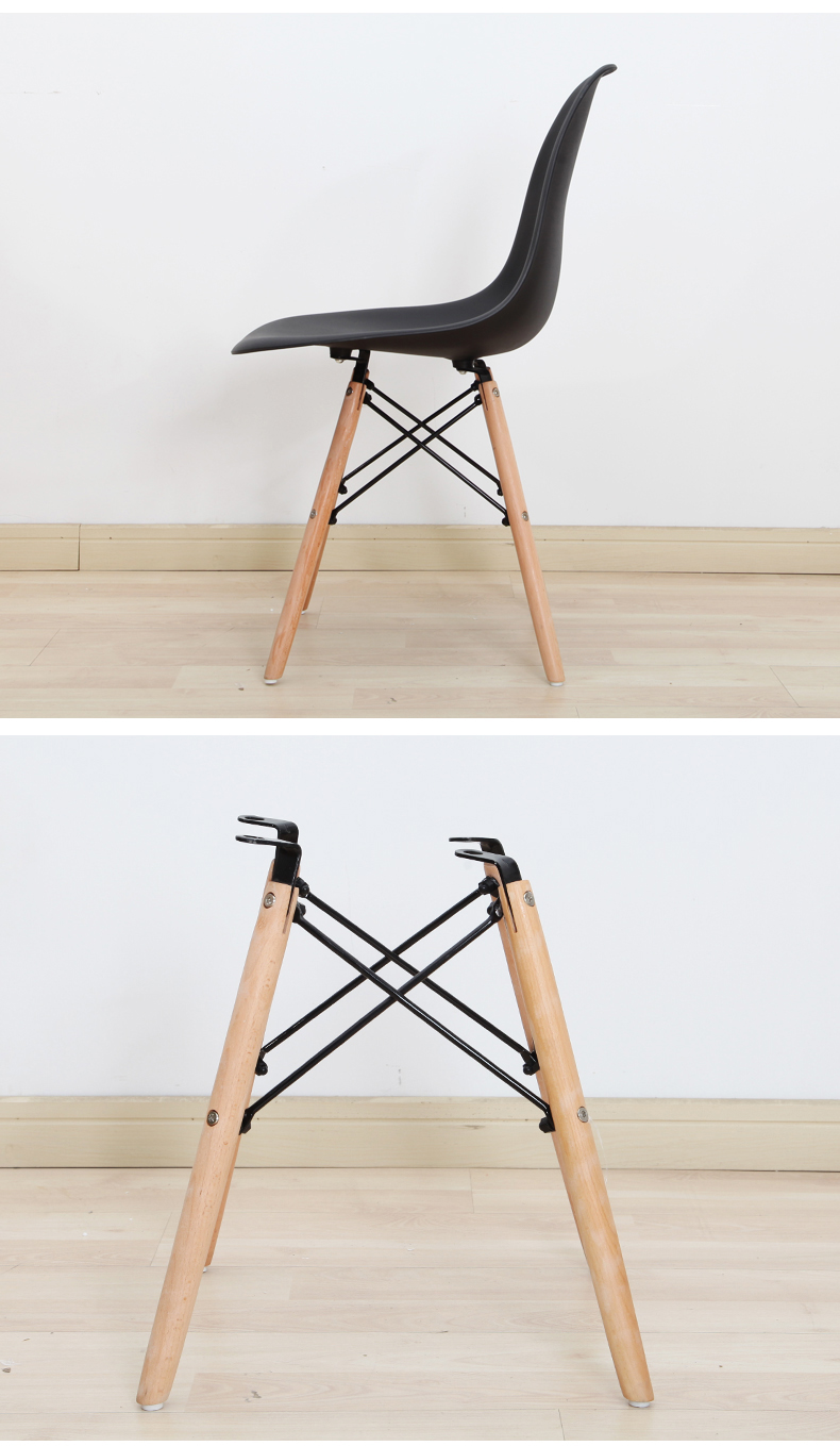 倍丽思人体工学咖啡椅黑色50*46*80.